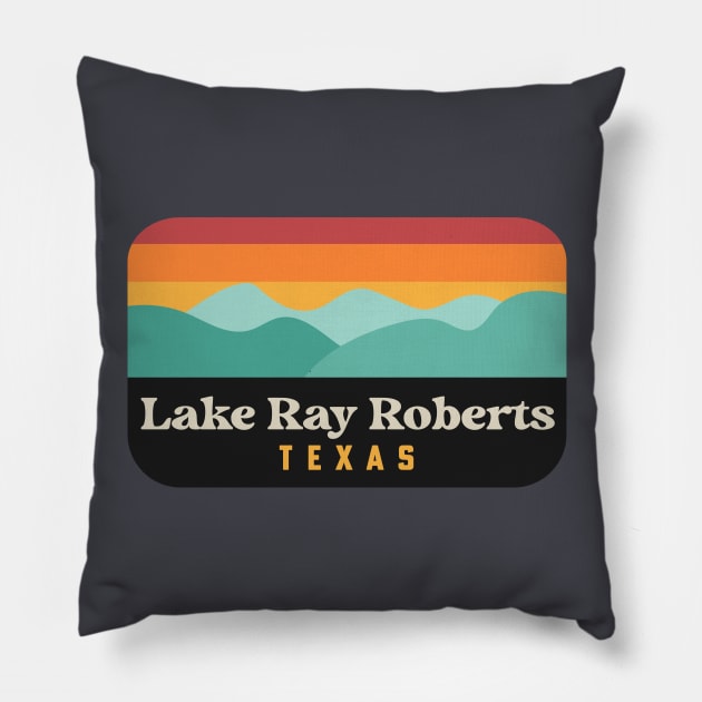 Lake Ray Roberts Texas State Park Pilot Point Pillow by PodDesignShop