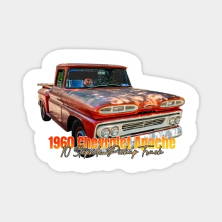 1960 Chevrolet Apache 10 Stepside Pickup Truck Magnet