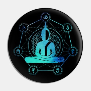 Meditation Buddha Zen Chakra Spiritual Pin