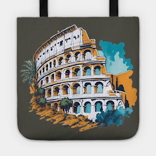 Watercolor: travel with me Tote