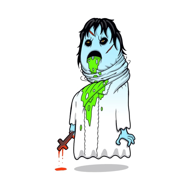 exorcist ghost by yayzus