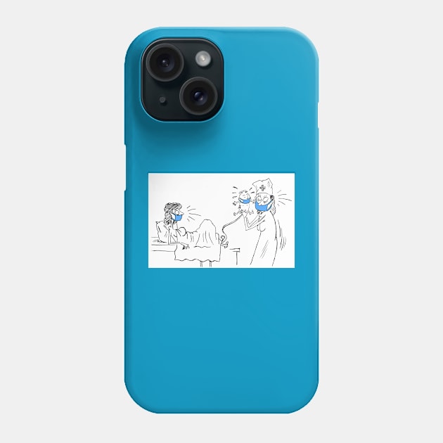 Born in a mask Phone Case by varus