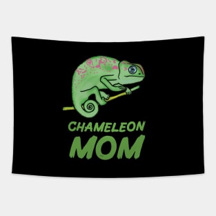 Green Chameleon Mom for Chameleon Lovers Tapestry