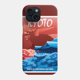 Kyoto Travel Poster Phone Case