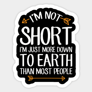 THE SHORT MAN FACE  Sticker for Sale by EasyDesignsZA