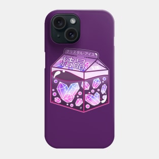 Crystal Ice Milk Carton Phone Case