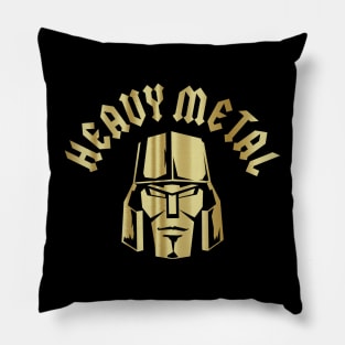 HEAVEY METAL MEGATRON - Faux gold Pillow