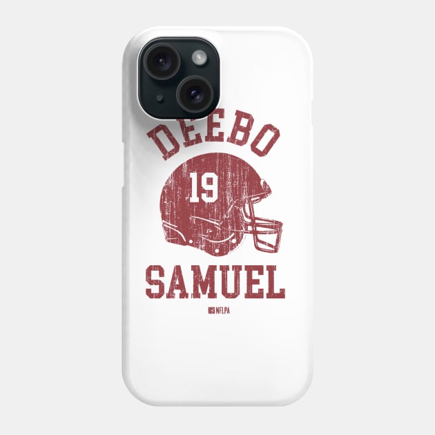 Deebo Samuel San Francisco Helmet Font Phone Case by TodosRigatSot