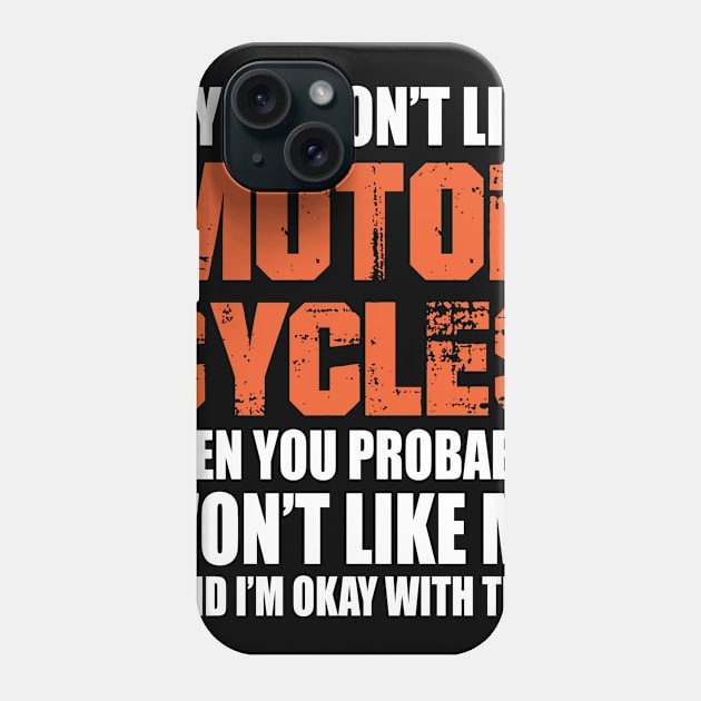 Funny Motorcycle Gift idea For Husband Phone Case by divawaddle