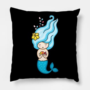 Cute Cool Mermaid Lover Pillow