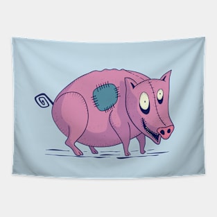 Zombie Pig Tapestry