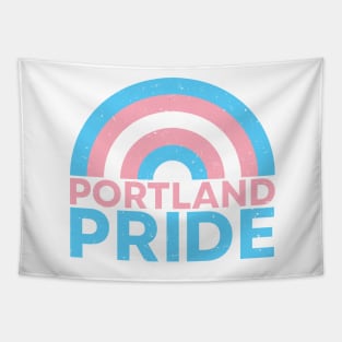 Portland Oregon Pride Festival - Trans Rainbow - Vintage Tapestry