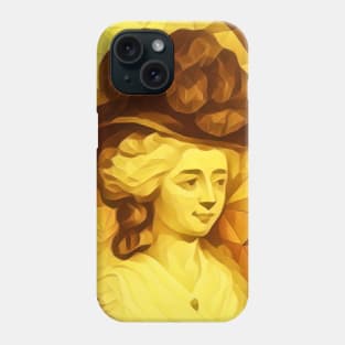 Frances Burney Golden Portrait | Frances Burney Artwork 12 Phone Case