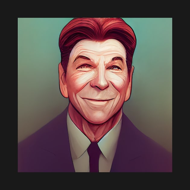 Ronald Reagan | Comics Style by ComicsFactory