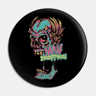 Skull Jaw Dropping Pin