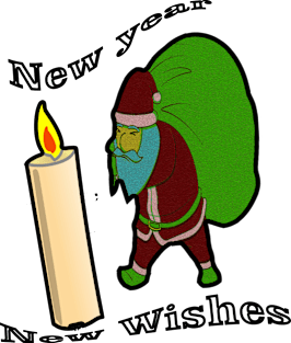 New Year New wishes-Christmas Magnet