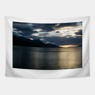 Sunrise over Ushuaia, Argentina Tapestry