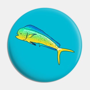 Mahi Mahi Tahiti Fish (Dophinfish Bream) Pin