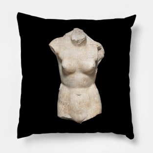 Classical Art Female Nude Body Sculpture Pillow