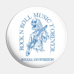 Social Distortion /// Skeleton Rock N Roll Pin