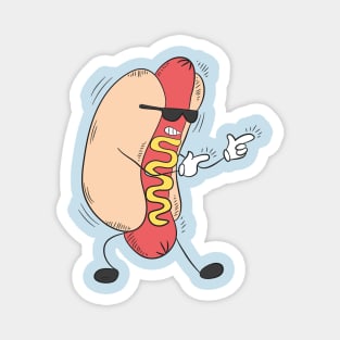 cool hot dog Magnet