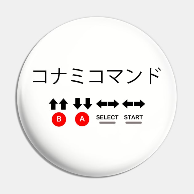 Konami Code Pin by oobmmob