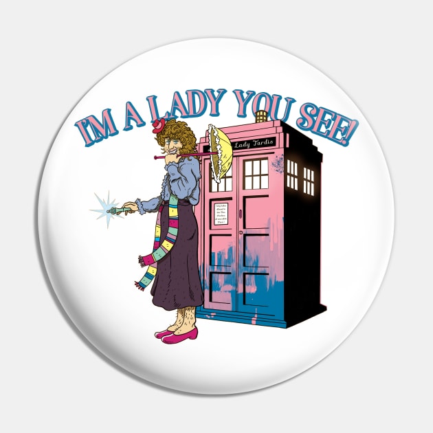 Lady Doctor Pin by caravantshirts