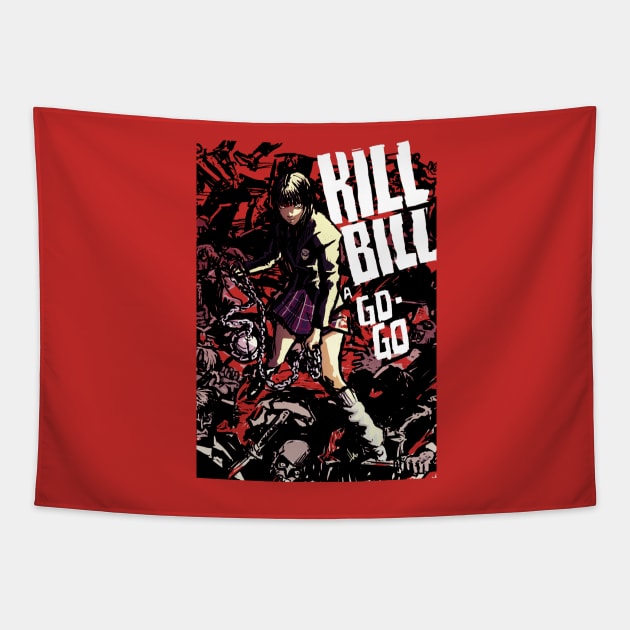 Kill Bill a go go Tapestry by grungethemovie