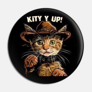 Cat Cowboy Adventures Hero Pin