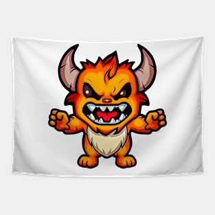 Angry Little Demon Tapestry