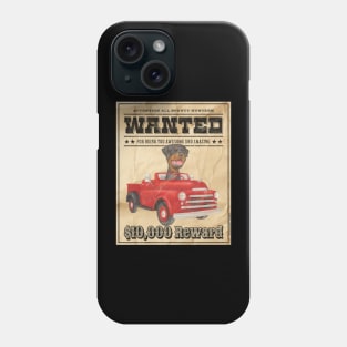 funny Cute Rottie Rottweiler Wanted Poster Phone Case