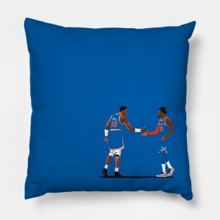 Knicks Past and Present Pillow