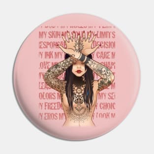 My Body My Rules Pin