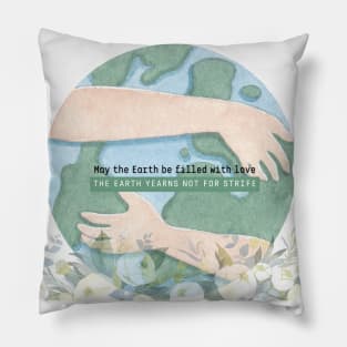 Harmony of Life: Embracing the Earth Design Pillow