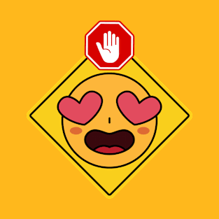 Alert Warning Facial Emoji Expressions #30 T-Shirt
