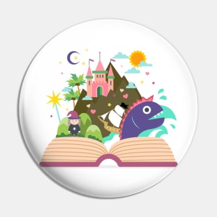 Fairytale Stories and Books Pin