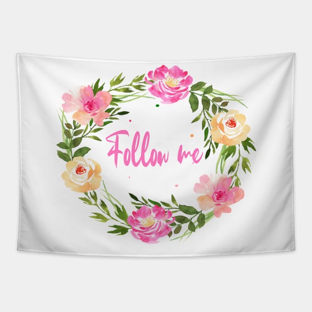 follow me Tapestry by Polli