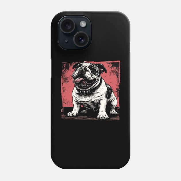 Bulldog Phone Case by June Sixteen