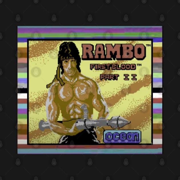 Rambo 1987 Commodore 64 Load Screen by Republic of NERD 