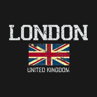 Vintage London England United Kingdom Souvenir Gift T-Shirt