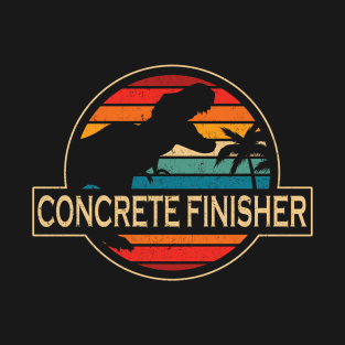 Concrete Finisher Dinosaur T-Shirt