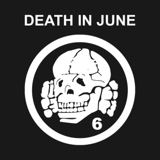 Death in June Totenkopf6 Black T-Shirt