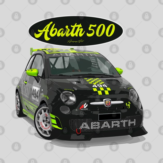 ABARTH 500 494 by PjesusArt