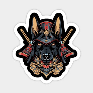 samurai dog Magnet