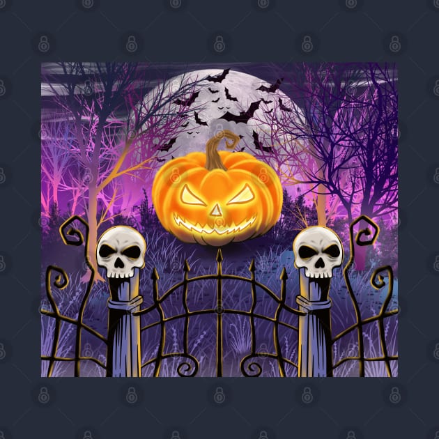 A Spooky Halloween by MarinasingerDesigns