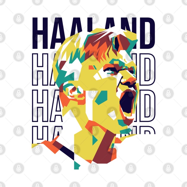 Erling Haaland Pop Art 2 by pentaShop