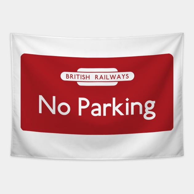 No Parking Tapestry by Random Railways