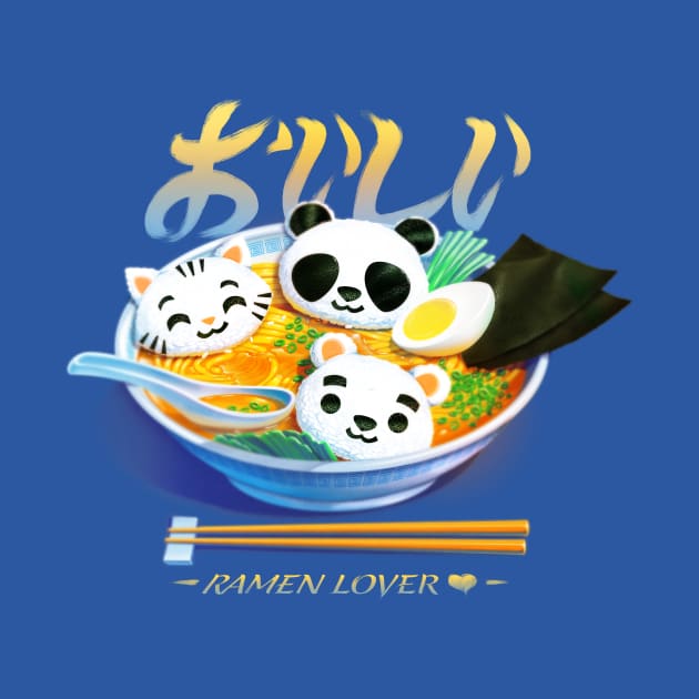 Ramen Panda Cat Bear by Tobe_Fonseca