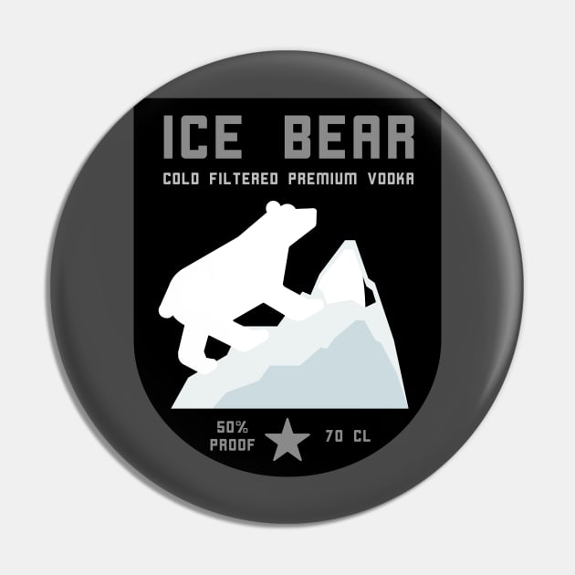 Ice Bear Vodka Pin by TeawithAlice