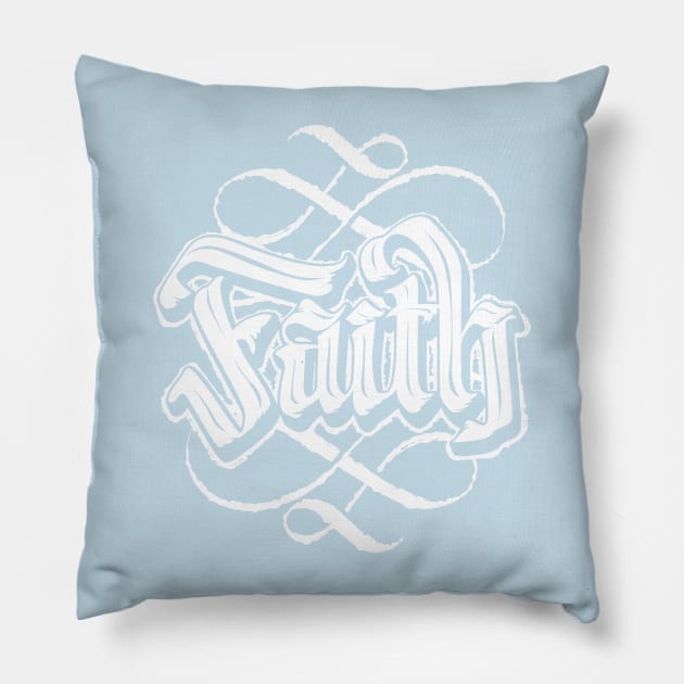 Faith Pillow by MarceloSchultz